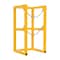 Vestil Yellow Powder Coated Steel Cylinder Barricade Rack Single Cylinder CYL-FMSR-1 - alternate 1